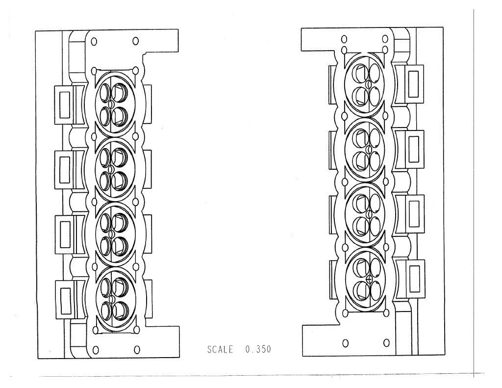 An accurate 8-cylinder DOHC internal combustion engine with a flat-plane crank, was modeled in PTC Creo Parametric 3.0/4.0 as a class project for MEE2024 (Solids Modeling and 3D Design Principles). This project included a basic, yet fully developed rotating assembly of over 150 engine components. Image of cylinder head valvetrain. 