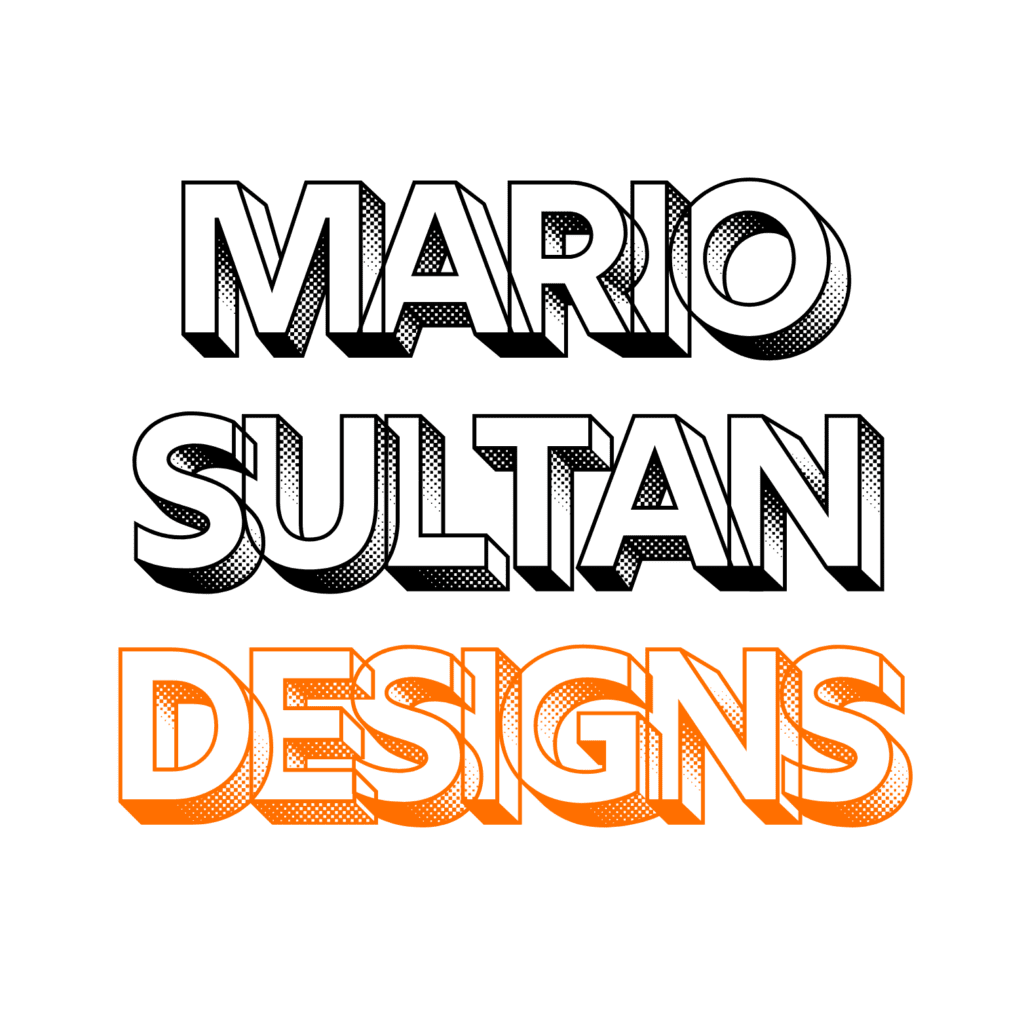 Mario Sultan Designs Updated Logo 2025 Text Only