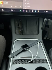 Tesla Model 3 Console Bracket for Passing Wires Through. 3D printed. 