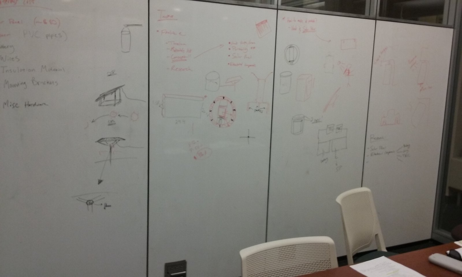 Development of a year-long project for Intro to Mechanical Engineering, MAE2024. A portable and chargeable refrigerator was made to store vaccines for use specifically where such transport is limited. A system for medical providers in developing countries. The project provided a basis for further investment and improvement which is the current plan. Designing on whiteboards, prototyping. 