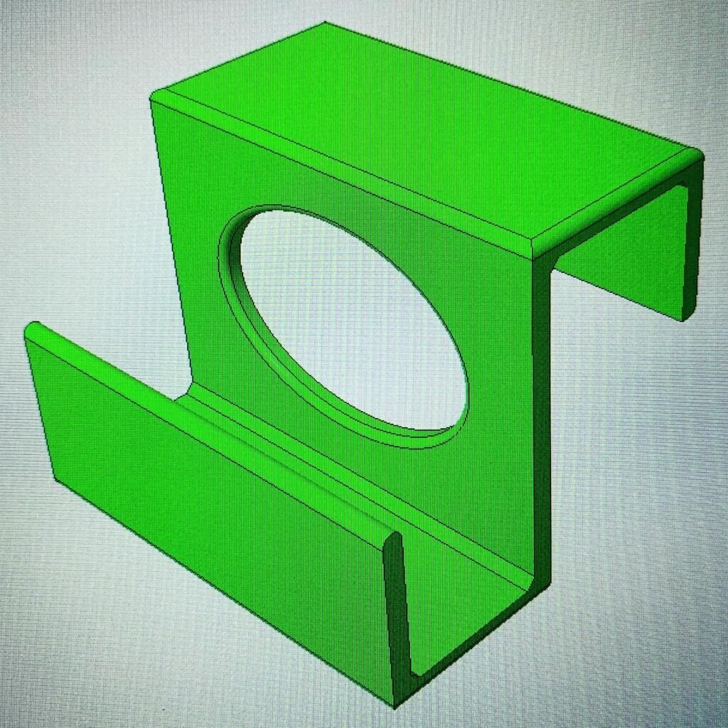 3d printed sponge holder CAD model 3d model