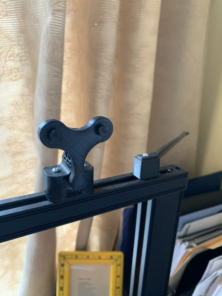 I had a network camera and wanted to mount it to my Ender 3, 3D printer so I didn't have to keep checking if my print was done. I created the bracket that mated with the camera I had and another bracket that kept the wire out of the way of the print bed and other moving components. 