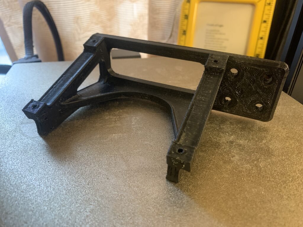 ender 3 3d printer lcd screen holder base adapter relocation bracker 3d printed cad engineer mario sultan