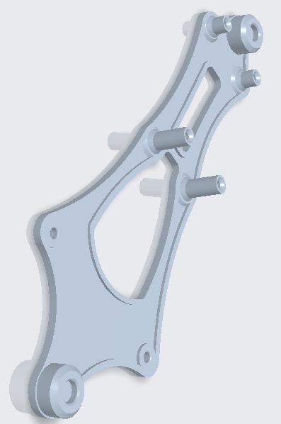 Radio unit base designed in CAD. 3D Modeling and 3D Printing. 